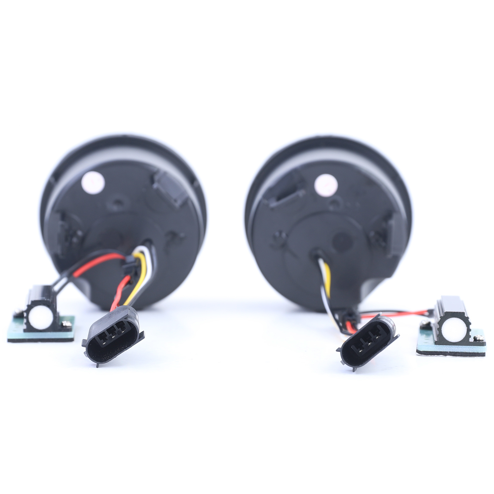 Knipperlichten - voor Jeep Wrangler - voorkant - L en R - zwart