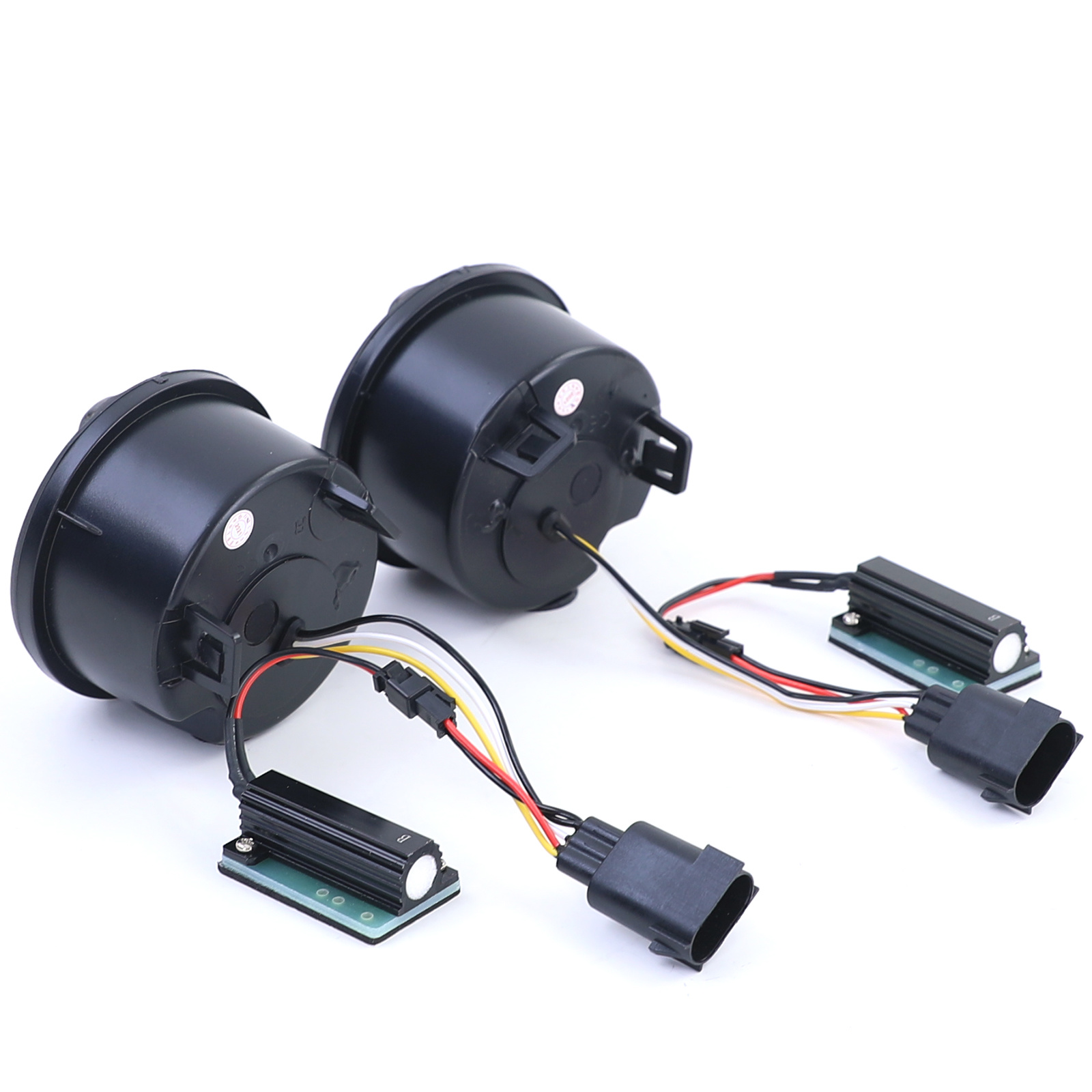 Knipperlichten - voor Jeep Wrangler - voorkant - L en R - zwart