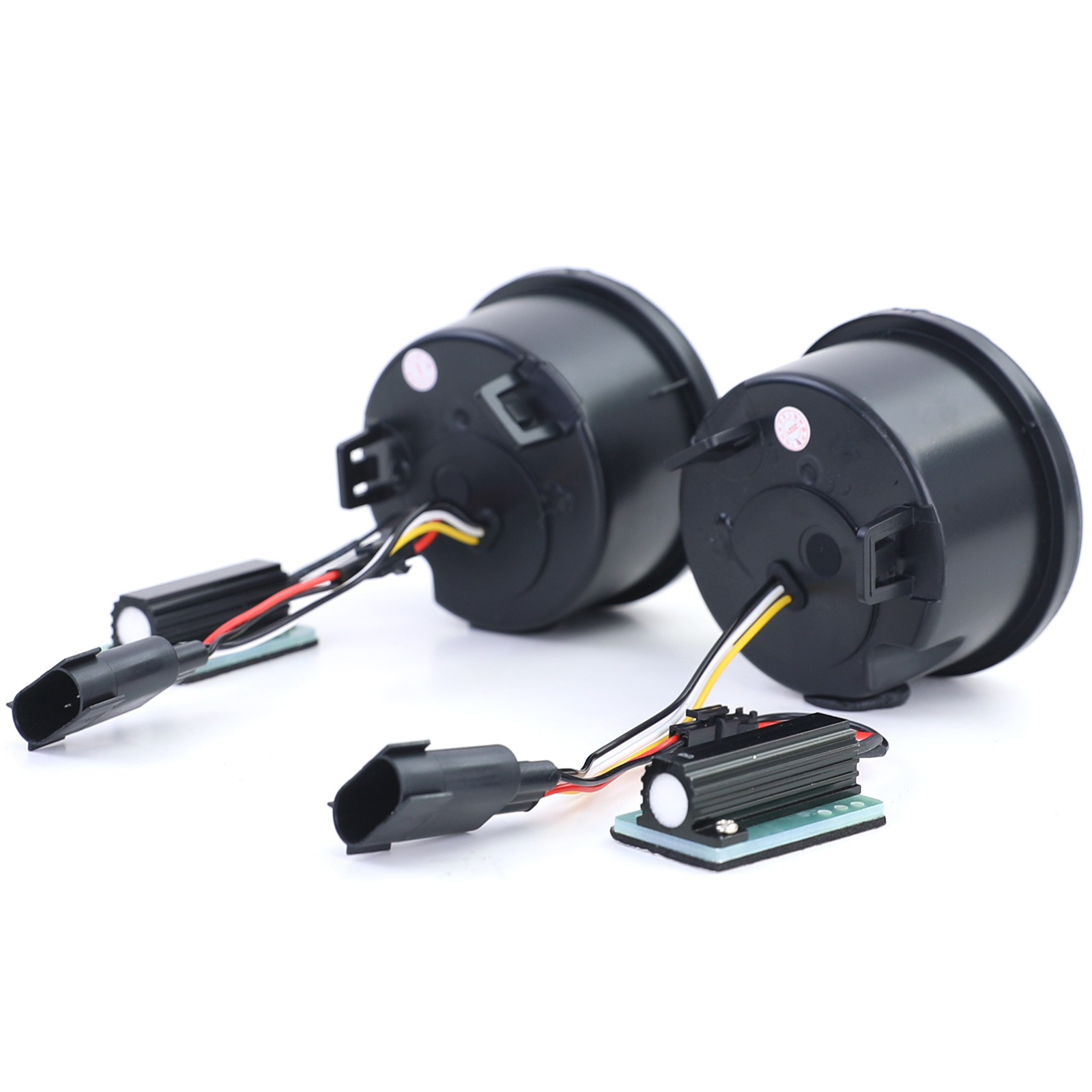 Knipperlichten - voor Jeep Wrangler - voorkant - L en R - zwart