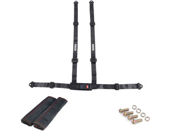 Tenzo-R - autogordel - 4 punts - sportgordel - zwart