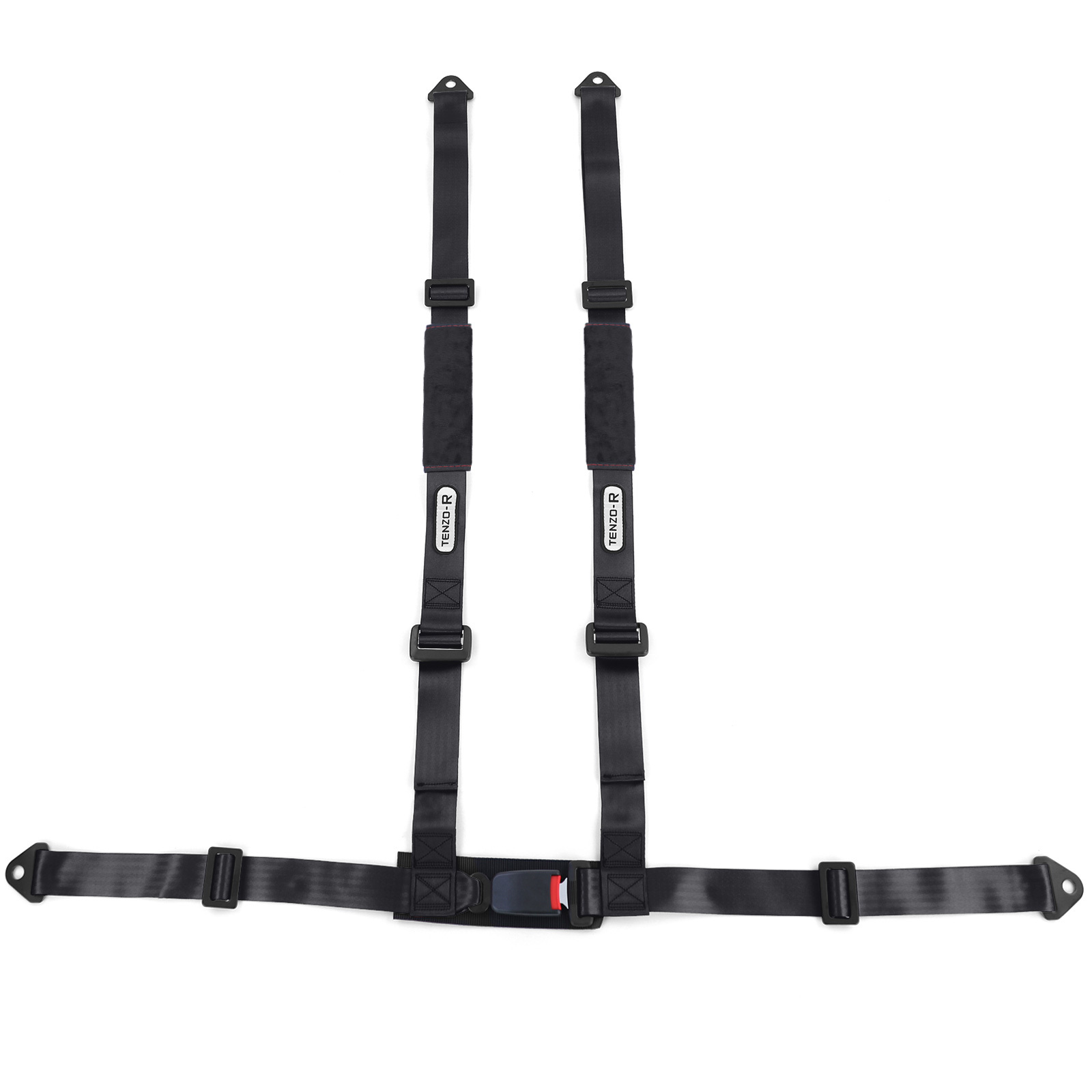 Tenzo-R - autogordel - 4 punts - sportgordel - zwart
