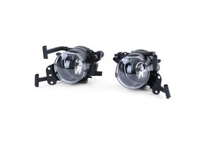 Mistlampen geschikt voor BMW 5 - mooi optiek - smoke zwart