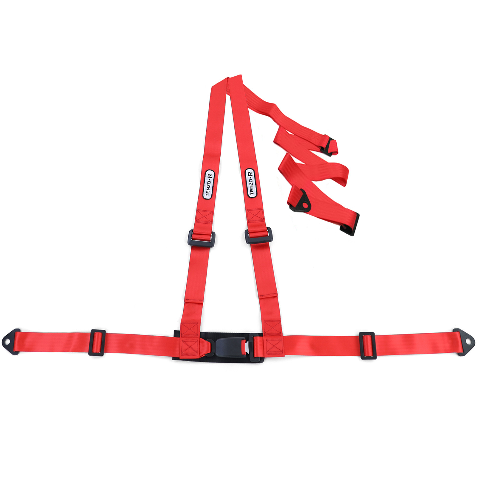 Tenzo-R - autogordel - 3 punts - sportgordel - rood