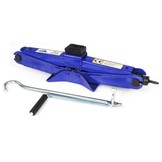 Schaarkrik - met handslinger - 430x110x90 mm - blauw