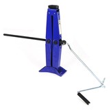 Schaarkrik - met handslinger - 430x110x90 mm - blauw