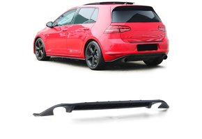 Achterbumper diffuser - geschikt voor VW Golf 7 Limo 2012-2017
