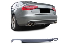Achterbumper diffuser - inzetbumper - Audi A4 B8 Sedan Avant