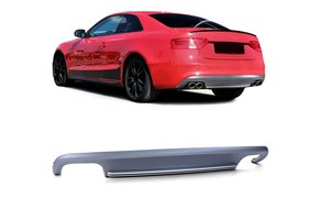 Achterbumper diffuser - inzetbumper geschikt voor Audi A5 8T 2-deurs