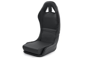 Tenzo-R - sportstoel - opklapbaar - synthetisch leer - zwart