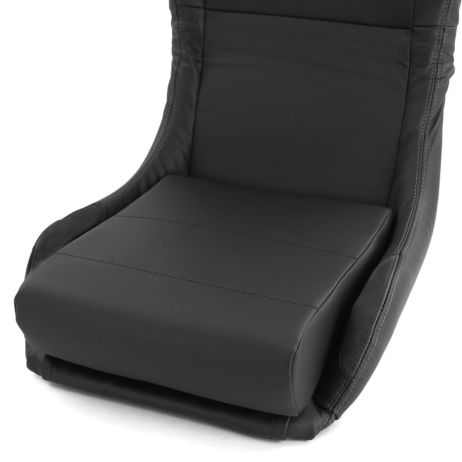 Tenzo-R - sportstoel - opklapbaar - synthetisch leer - zwart