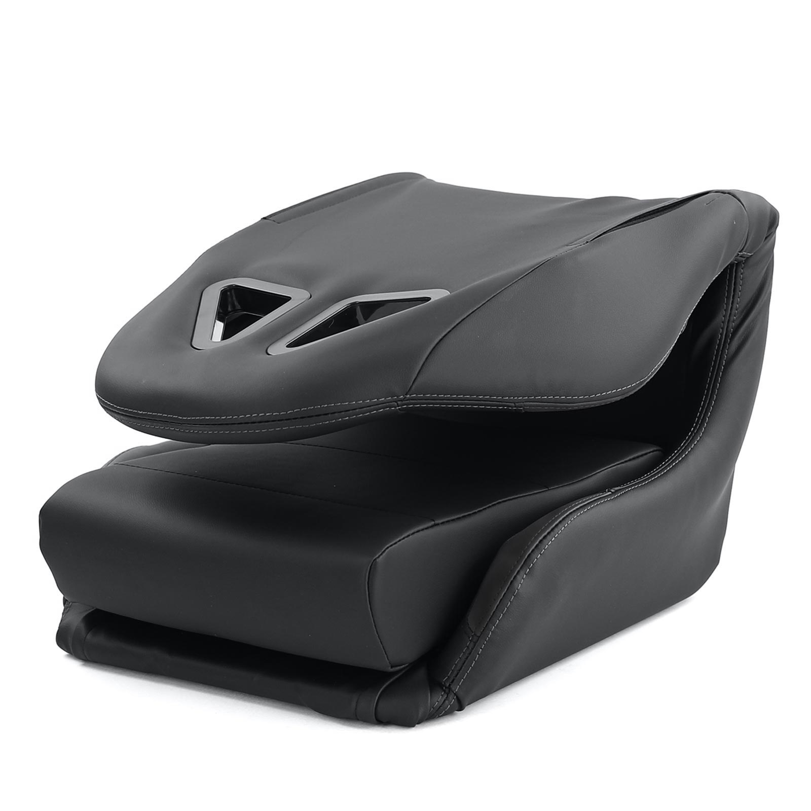 Tenzo-R - sportstoel - opklapbaar - synthetisch leer - zwart