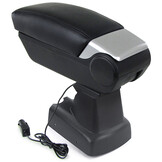 Auto armsteun - geschikt voor Kia Rio 3 - middenarmsteun - zwart