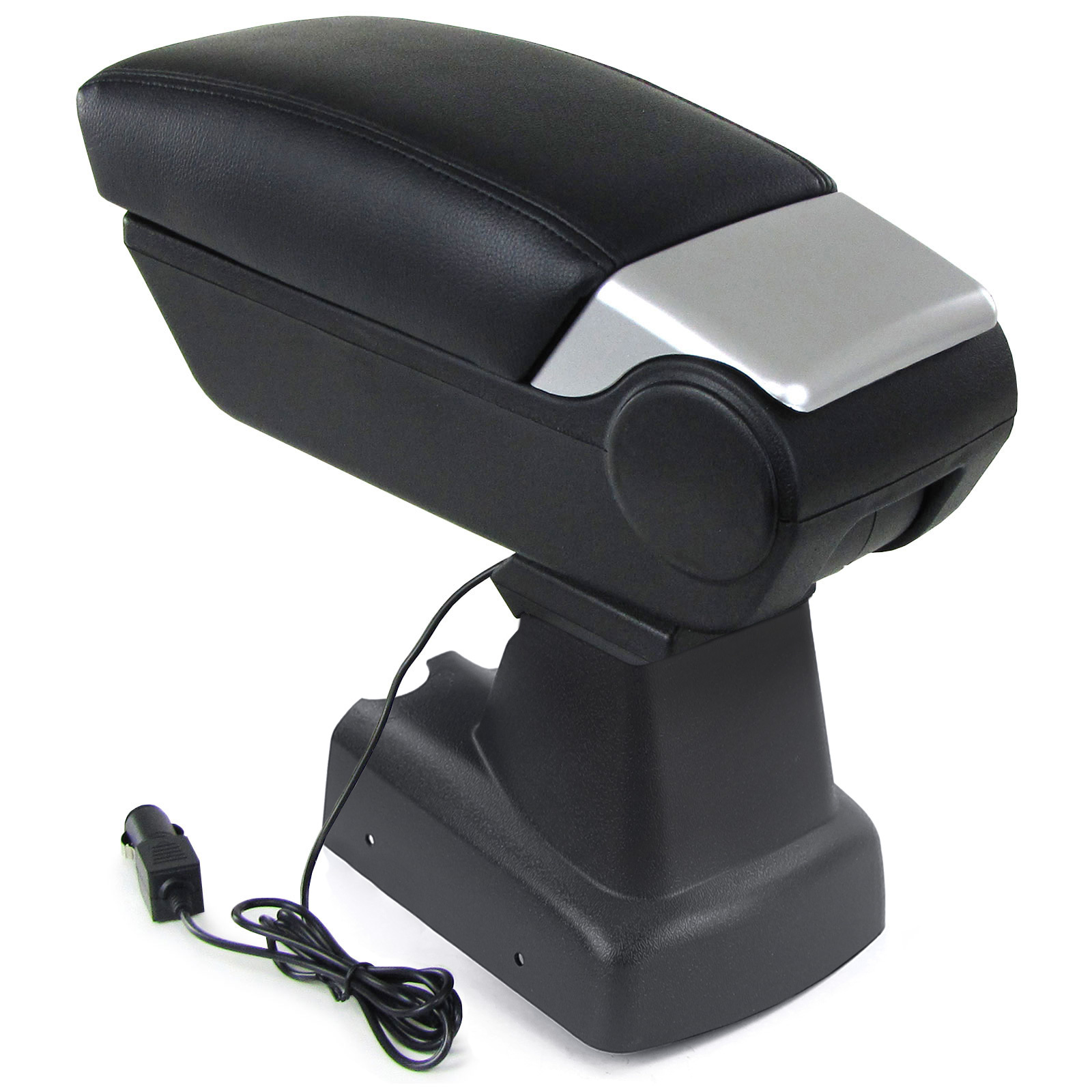 Auto armsteun - geschikt voor Kia Rio 3 - middenarmsteun - zwart