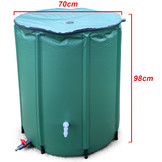 Regenton - opvouwbaar - met aftapkraak - 98x70 cm - 380 liter