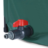 Regenton - opvouwbaar - met aftapkraak - 98x70 cm - 380 liter