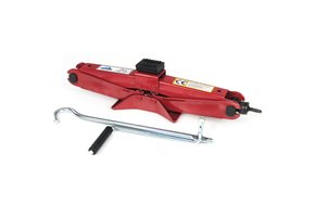 Schaarkrik - met handslinger - 430x110x90 mm - rood