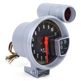 Toerenteller - schakellampje met beugel - 5'' - carbon