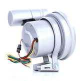 Toerenteller - schakellampje met beugel - 5'' - carbon