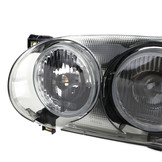 Koplampen - voor VW Golf 3 - dubbele koplamp - zwart smoke