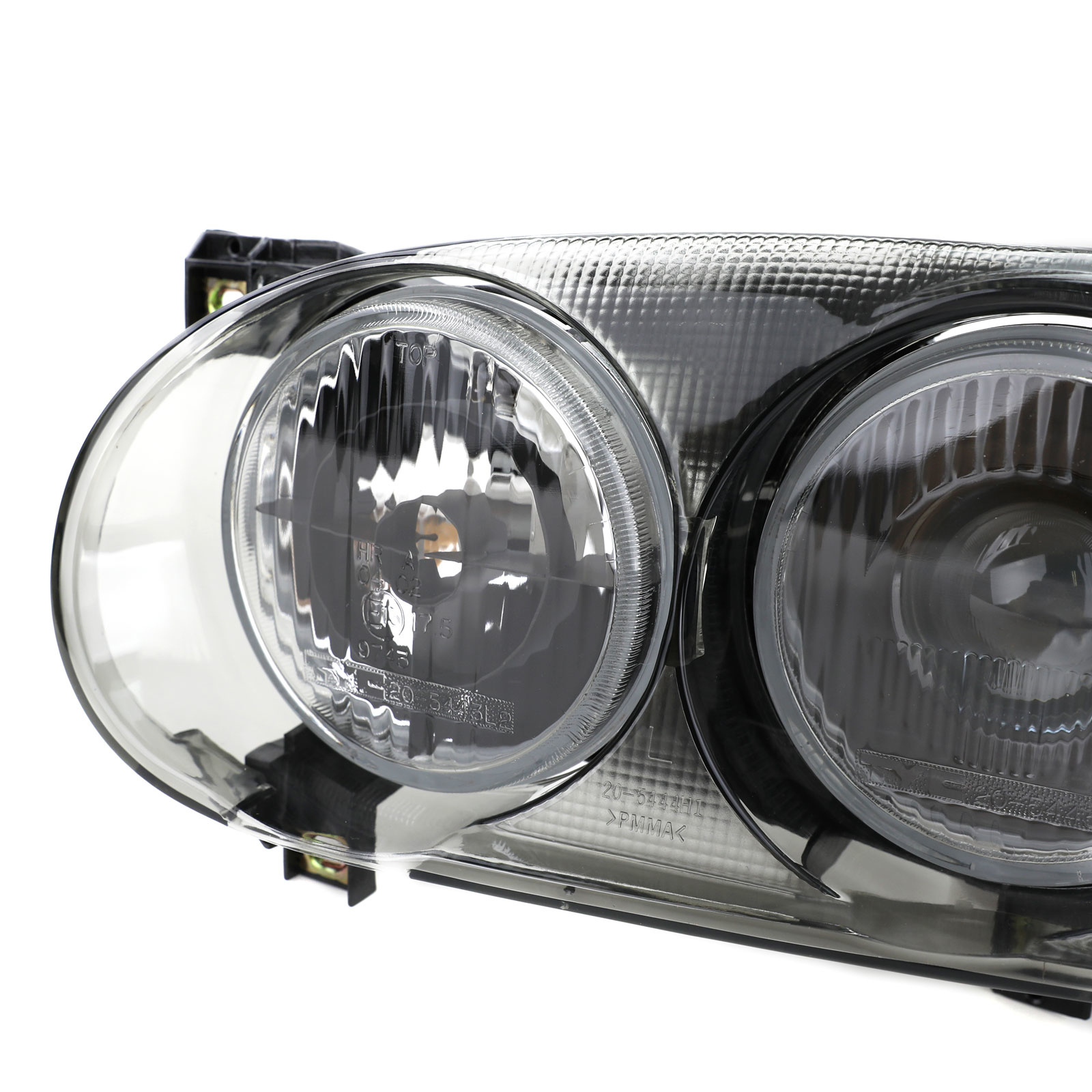 Koplampen - geschikt voor VW Golf 3 - dubbele koplamp - zwart smoke