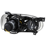 Koplampen - geschikt voor VW Golf 3 - dubbele koplamp - zwart smoke