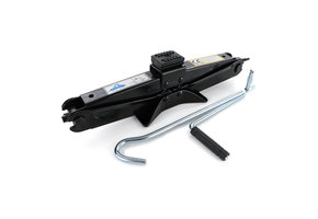 Schaarkrik - met handslinger - 430x110x90 mm - zwart