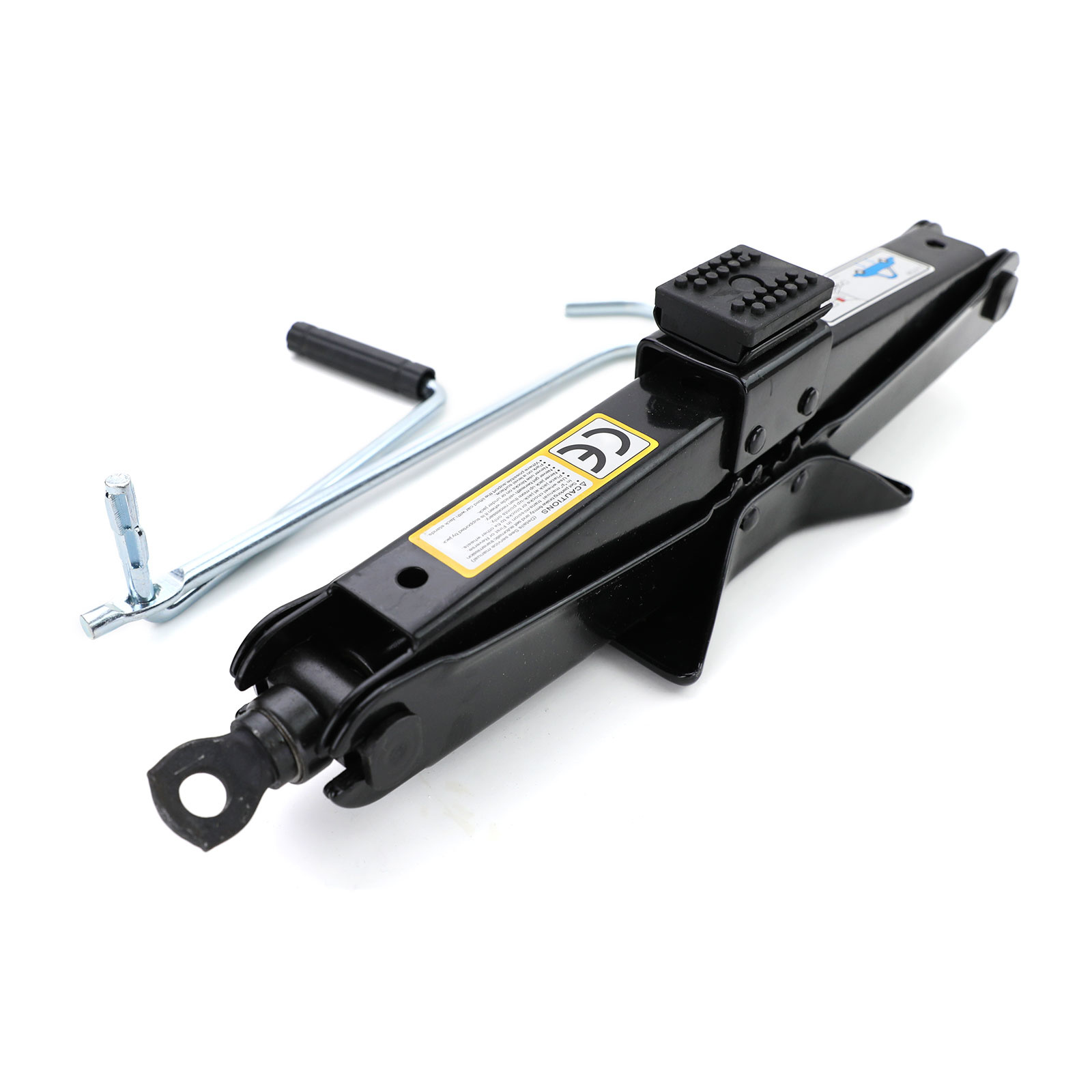 Schaarkrik - met handslinger - 430x110x90 mm - zwart
