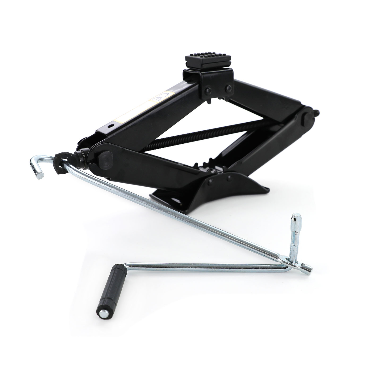 Schaarkrik - met handslinger - 430x110x90 mm - zwart