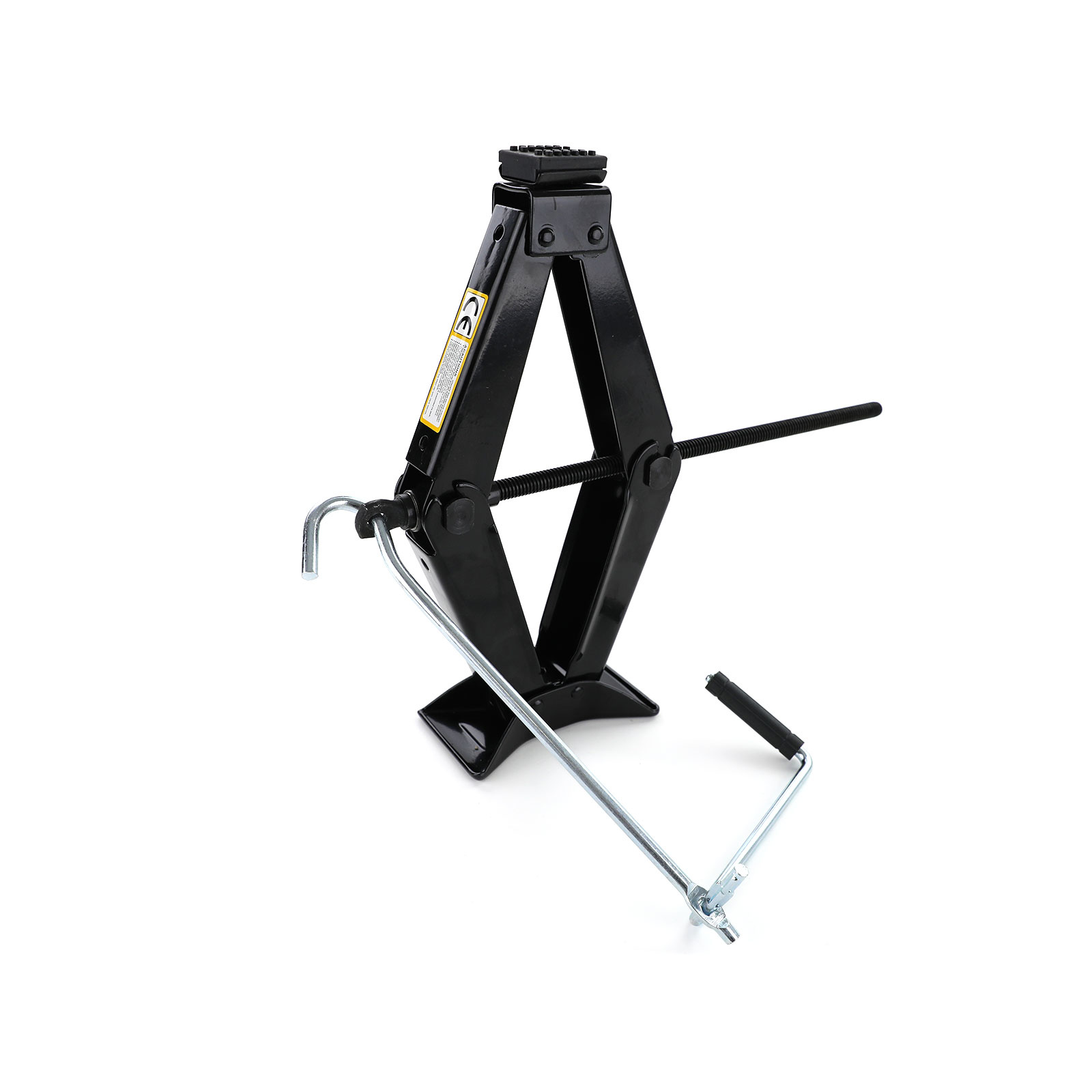 Schaarkrik - met handslinger - 430x110x90 mm - zwart