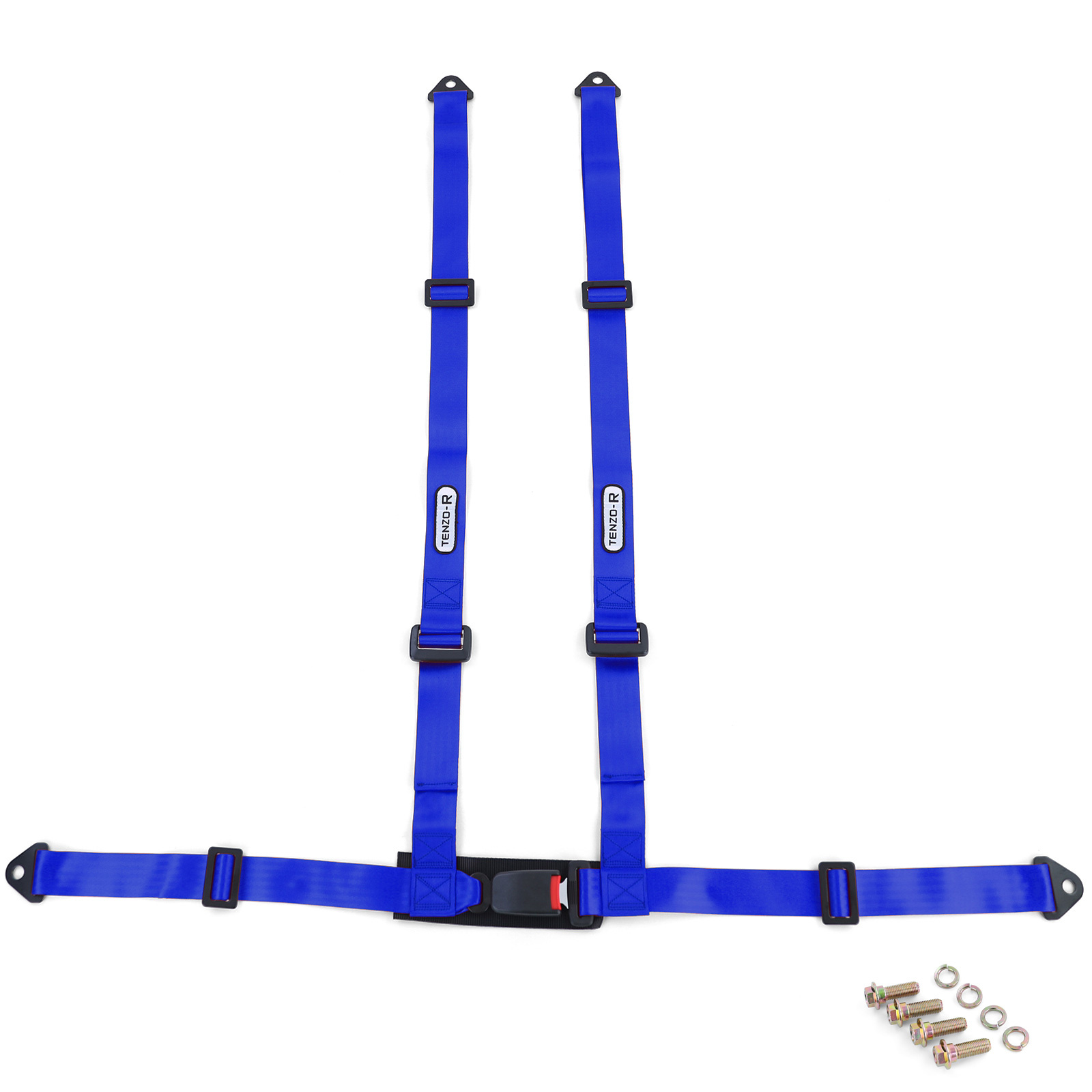 Tenzo-R - autogordel - 4 punts - sportgordel - blauw