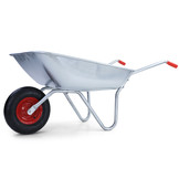 Kruiwagen - luchtbanden en metalen velgen - 126x60x55 cm