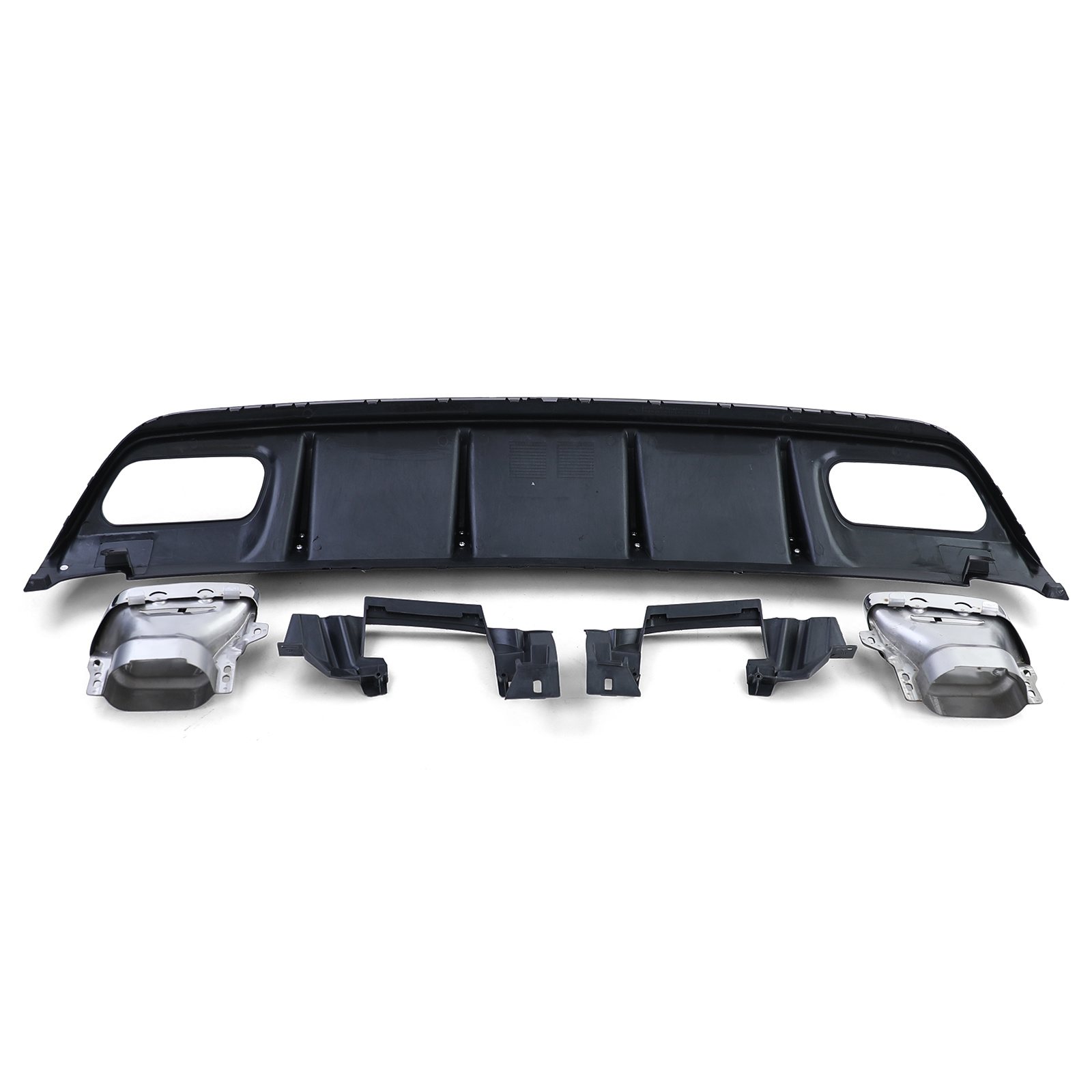 Achterbumper diffuser - uitlaatpijpen - Mercedes A-klasse W176