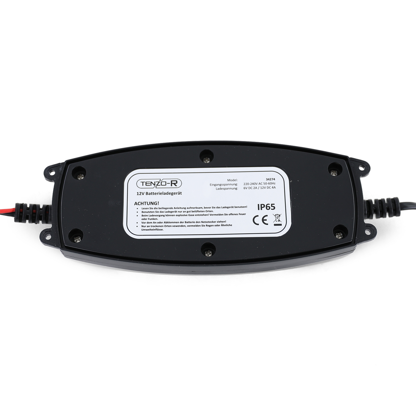 Tenzo-R - acculader - auto acculader - 6- 12 V - 20x8x4 cm