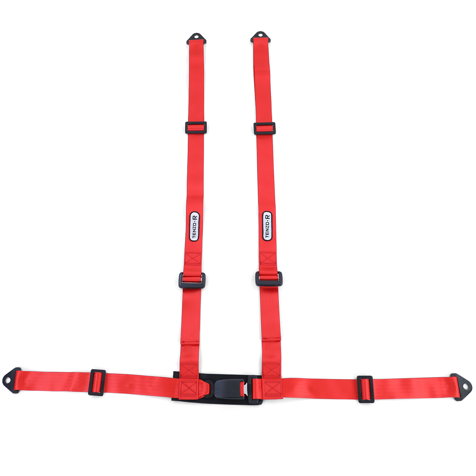 Tenzo-R - autogordel - 4 punts - sportgordel - rood