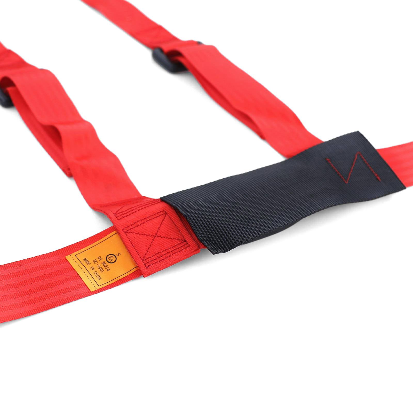 Tenzo-R - autogordel - 4 punts - sportgordel - rood