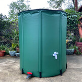 Regenton - opvouwbaar - met aftapkraak - 88x50 cm - 160 liter