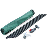 Regenton - opvouwbaar - met aftapkraak - 88x50 cm - 160 liter