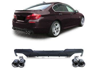 Achterbumper diffuser - met 4 eindpijpen - voor BMW F10 F11 2010-2017