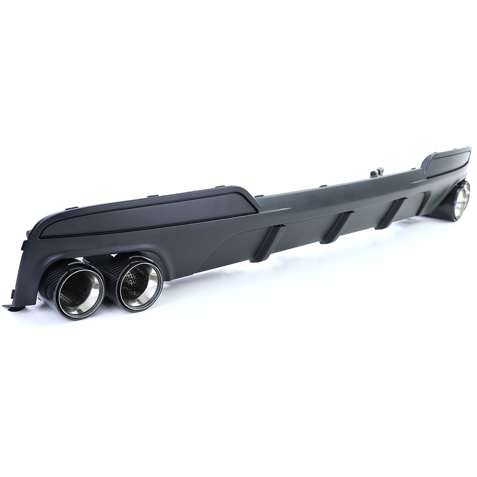 Achterbumper diffuser - met 4 eindpijpen - voor BMW F10 F11 2010-2017
