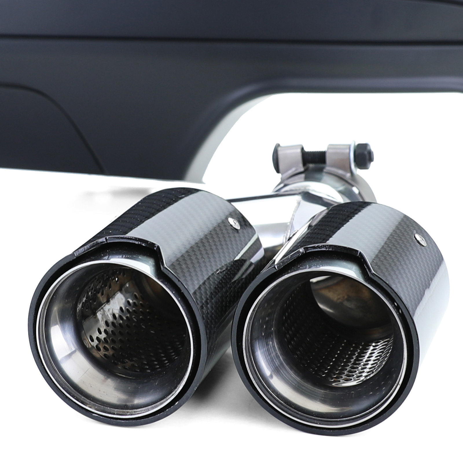 Achterbumper diffuser - met 4 eindpijpen - voor BMW F10 F11 2010-2017