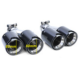 Achterbumper diffuser - met 4 eindpijpen - geschikt voor BMW F10 F11 2010-2017