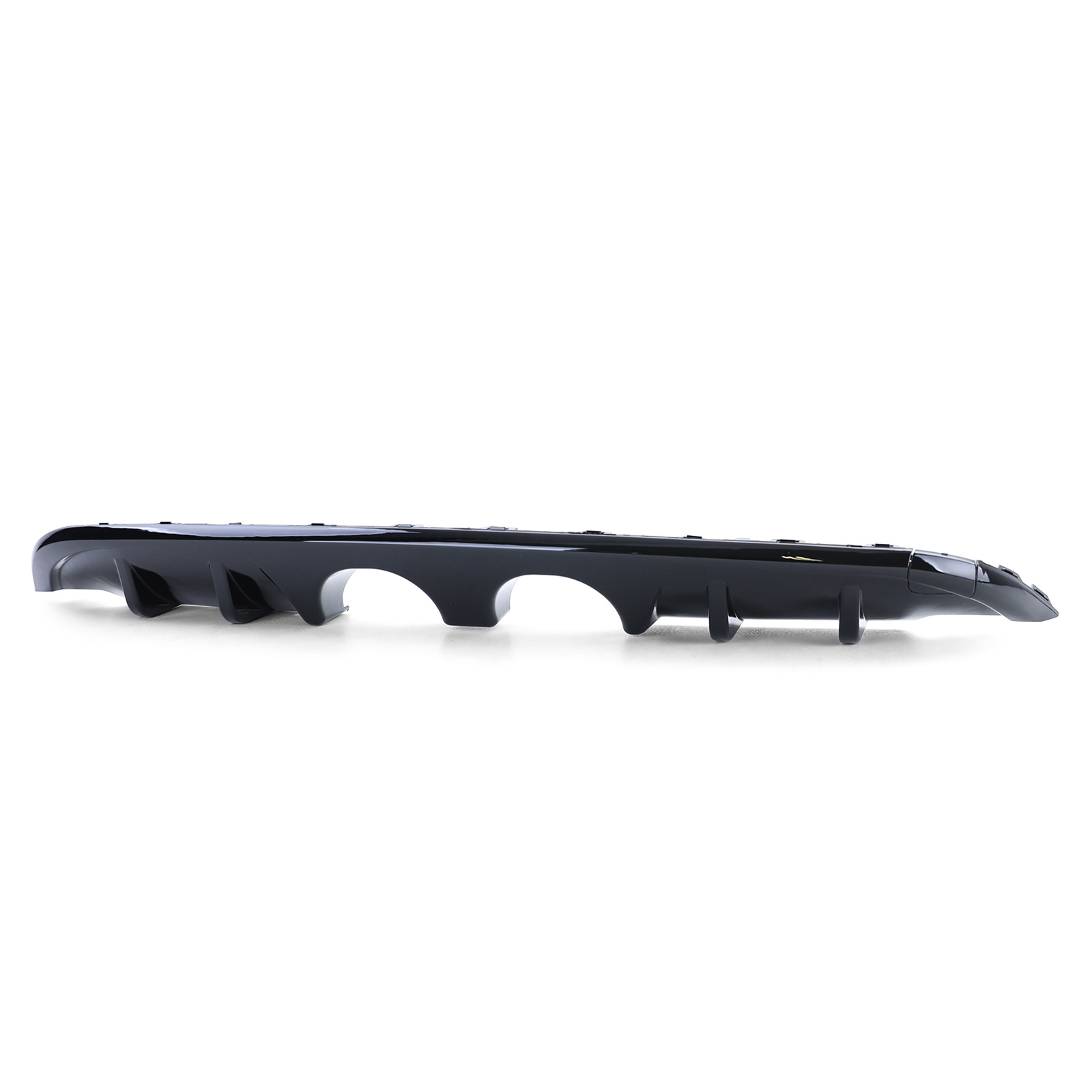 Achterbumper diffuser - dubbele pijp - VW Golf 6 1K 2008-2013