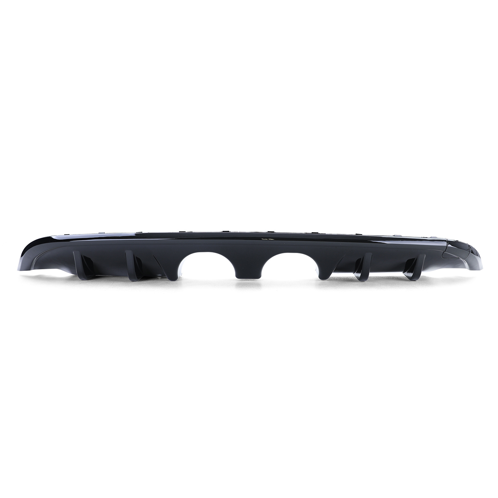 Achterbumper diffuser - dubbele pijp - VW Golf 6 1K 2008-2013