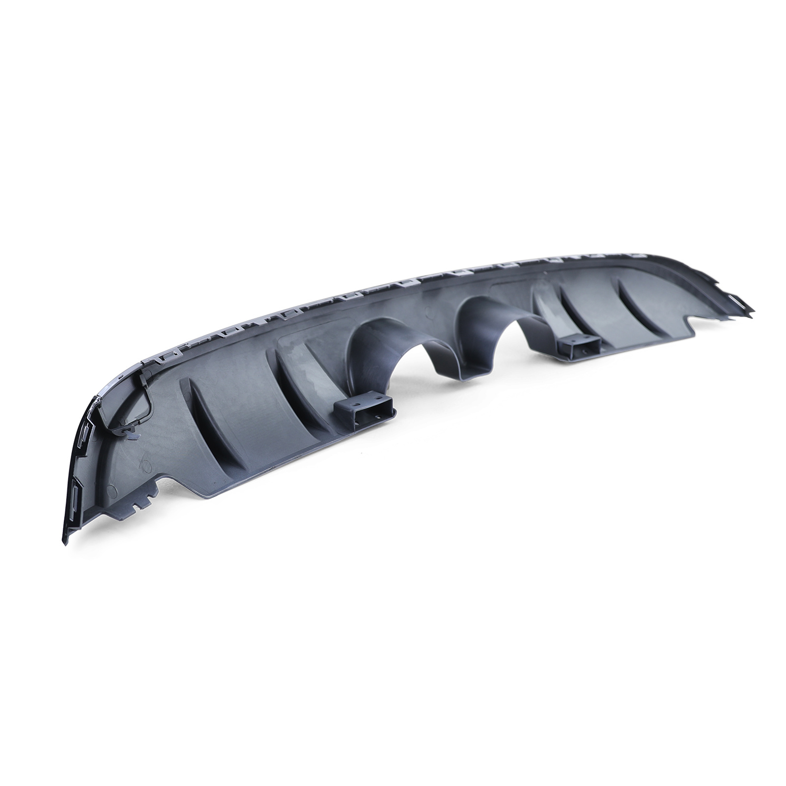 Achterbumper diffuser - dubbele pijp - VW Golf 6 1K 2008-2013