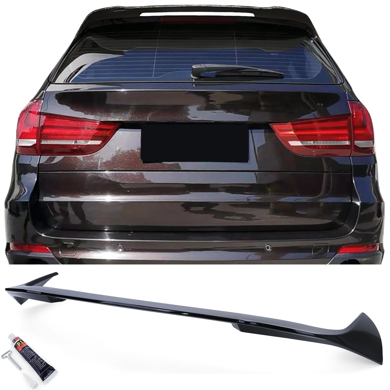 Spoiler - dakspoiler - BMW X5 F15 2013-2018 - zwart
