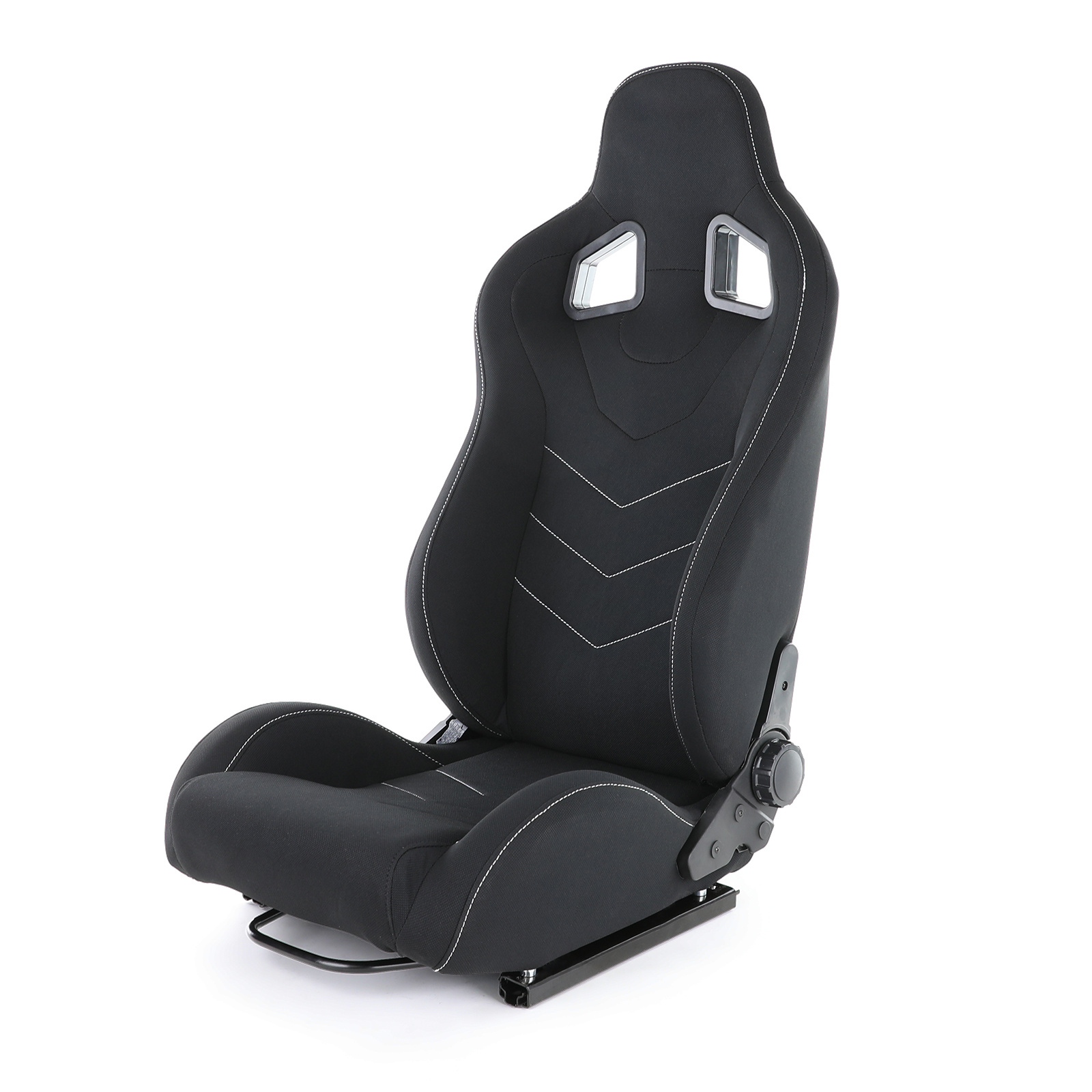 Tenzo-R - sportstoel - met rails - schuifverstelling - zwart