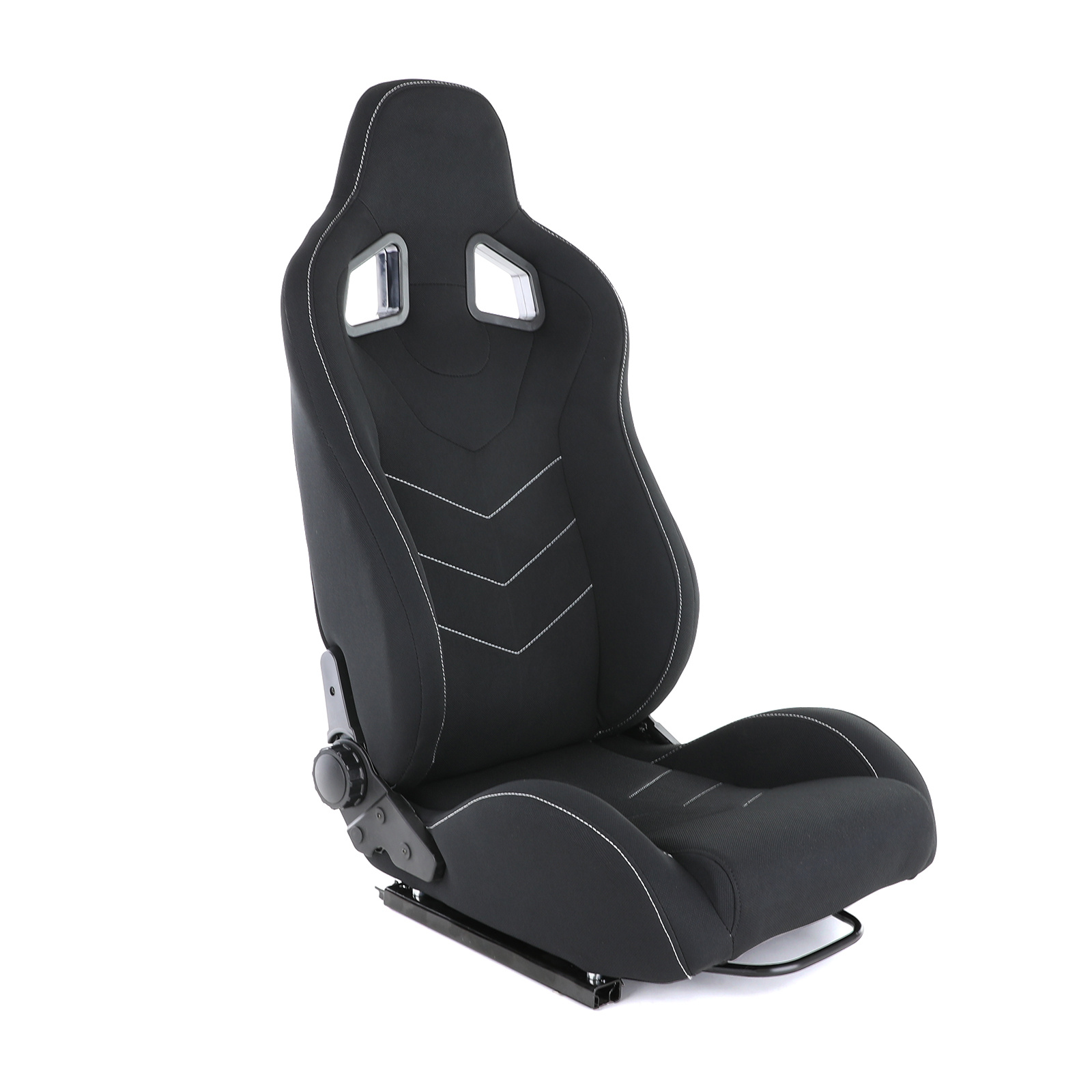 Tenzo-R - sportstoel - met rails - schuifverstelling - zwart