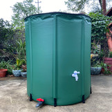 Regenton - opvouwbaar - met aftapkraak - 88x60 cm - 250 liter