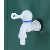 Regenton - opvouwbaar - met aftapkraak - 88x60 cm - 250 liter