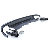 Achterbumper diffuser - inzetbumper - geschikt voor Audi A4 B8 Limo Avant